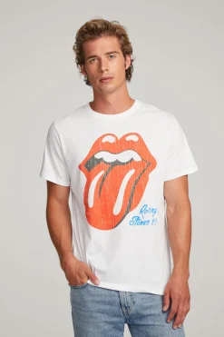 Sale Chaser Brand Rolling Stones Steel Wheels Tour Mens Tee
