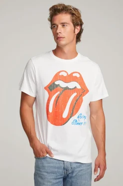 Sale Chaser Brand Rolling Stones Steel Wheels Tour Mens Tee