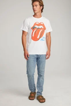 Sale Chaser Brand Rolling Stones Steel Wheels Tour Mens Tee