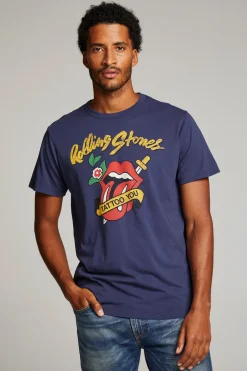 Fashion Chaser Brand Rolling Stones Tattoo You Mens Tee