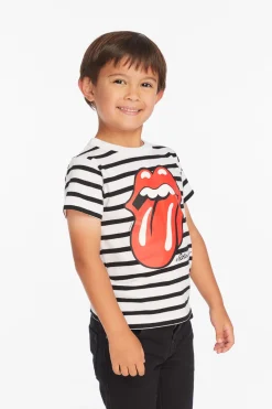 Flash Sale Chaser Brand Rolling Stones Tongue Logo Boys Tee