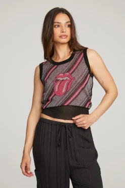 Best Chaser Brand Rolling Stones Tongue Stripes