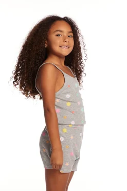 Best Sale Chaser Brand Rosa Embroidered Flower Girls Romper