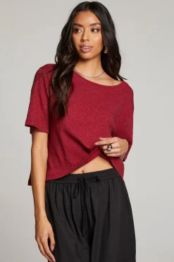 Sale Chaser Brand Rover Blood Red Tee