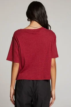 Sale Chaser Brand Rover Blood Red Tee