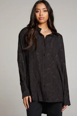 New Chaser Brand Ruby Licorice Button Up