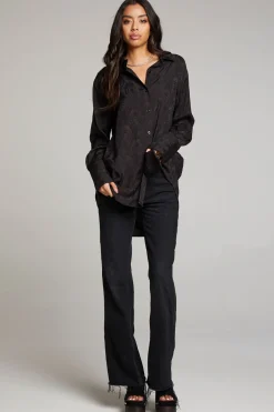 New Chaser Brand Ruby Licorice Button Up