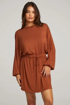 Outlet Chaser Brand Saddle Whiskey Mini Dress