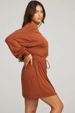 Outlet Chaser Brand Saddle Whiskey Mini Dress