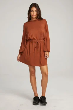 Outlet Chaser Brand Saddle Whiskey Mini Dress