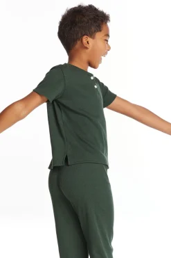 Store Chaser Brand Safari Green Boys Henley