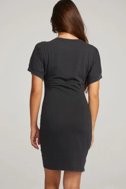Fashion Chaser Brand Saloon Licorice Mini Dress