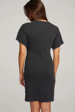 Fashion Chaser Brand Saloon Licorice Mini Dress