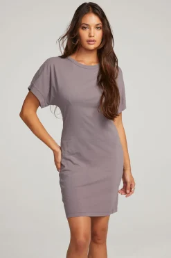 Sale Chaser Brand Saloon Purple Sage Mini Dress