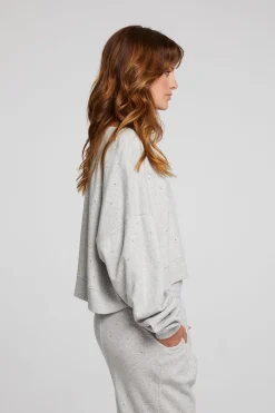 Shop Chaser Brand Scarlet Heather Grey Pullover