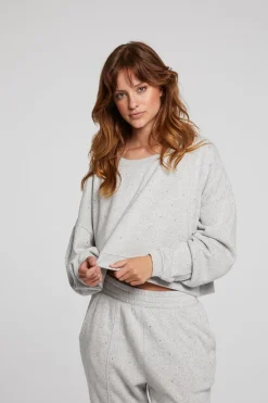 Shop Chaser Brand Scarlet Heather Grey Pullover
