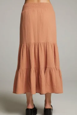 Cheap Chaser Brand Seal Bronze Maxi Skirt