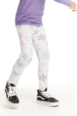 Cheap Chaser Brand Seamed Panel Snowflake Jogger