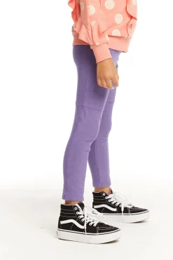 Online Chaser Brand Seamed Panel Veronica Purple Jogger