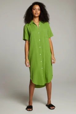 Cheap Chaser Brand Sebastian Piquant Green Button Down