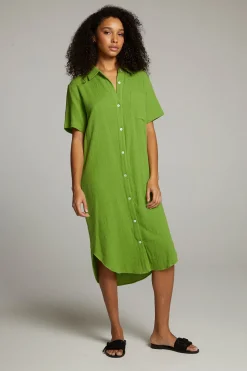 Cheap Chaser Brand Sebastian Piquant Green Button Down