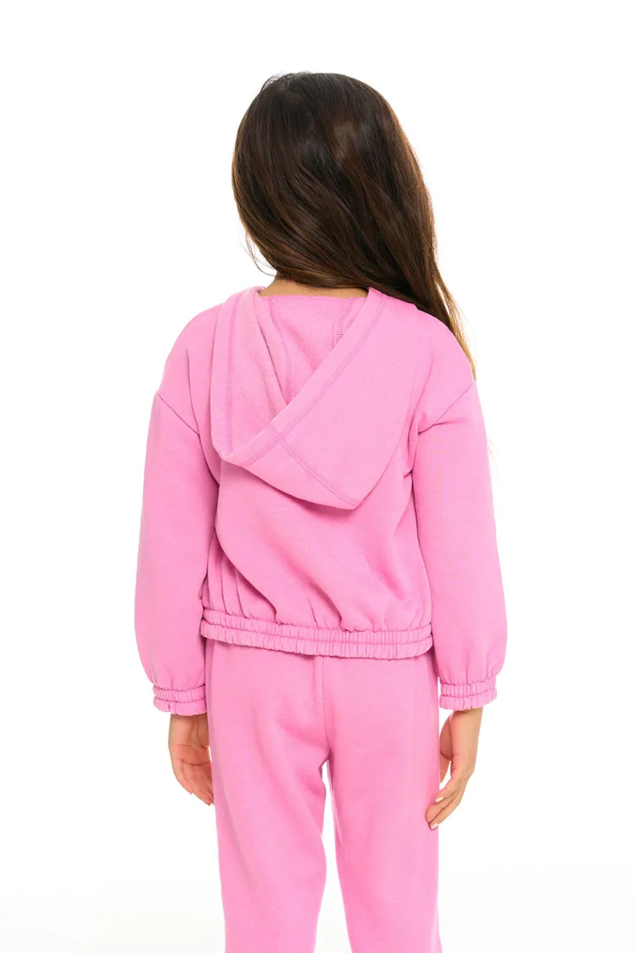 Cheap Chaser Brand Semi Cropped Shirred Hoodie Pullover