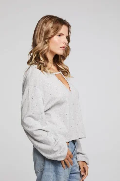 Outlet Chaser Brand Servinoo Heather Grey Long Sleeve