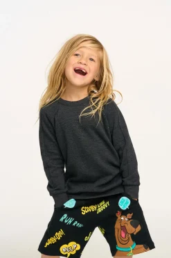 Store Chaser Brand Shadow Black Long Sleeve Pullover