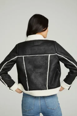 Hot Chaser Brand Shearling Trucker Jacket