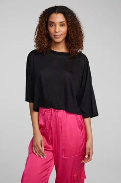 Outlet Chaser Brand Shine Shadow Black Tee