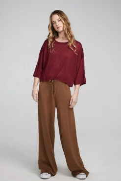Hot Chaser Brand Shine Wine Red Tee
