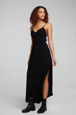 Store Chaser Brand Shirley Beverly Pinstripe Slip Dress