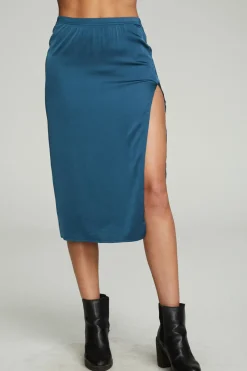 Store Chaser Brand Side Slit Midi Skirt