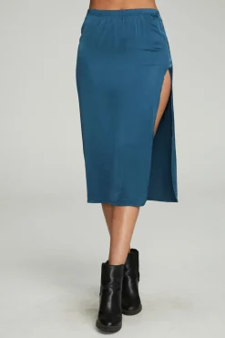 Store Chaser Brand Side Slit Midi Skirt