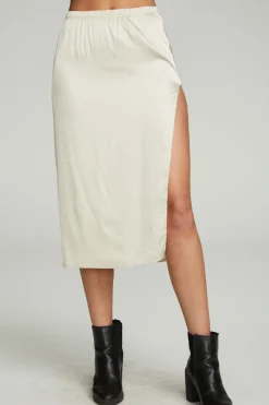 Sale Chaser Brand Side Slit Midi Skirt