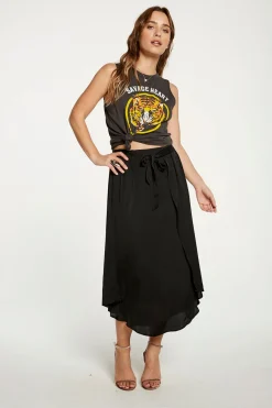 Cheap Chaser Brand Silky Basics Museum Skirt