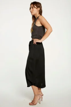 Cheap Chaser Brand Silky Basics Museum Skirt