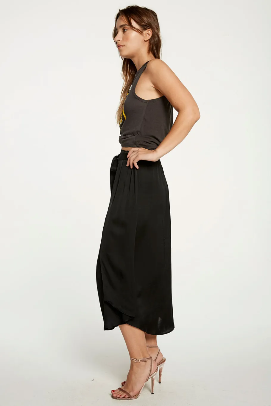 Cheap Chaser Brand Silky Basics Museum Skirt