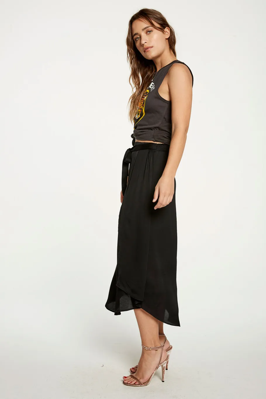 Cheap Chaser Brand Silky Basics Museum Skirt