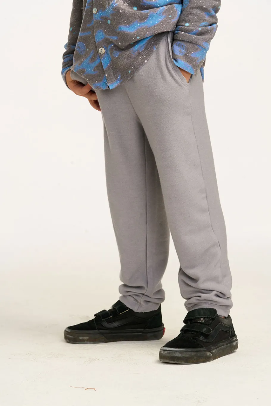 Cheap Chaser Brand Silver Gray Easy Pant