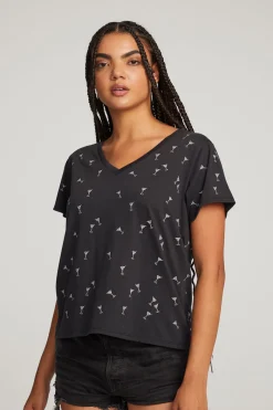 Best Sale Chaser Brand Silver Martinis Tee