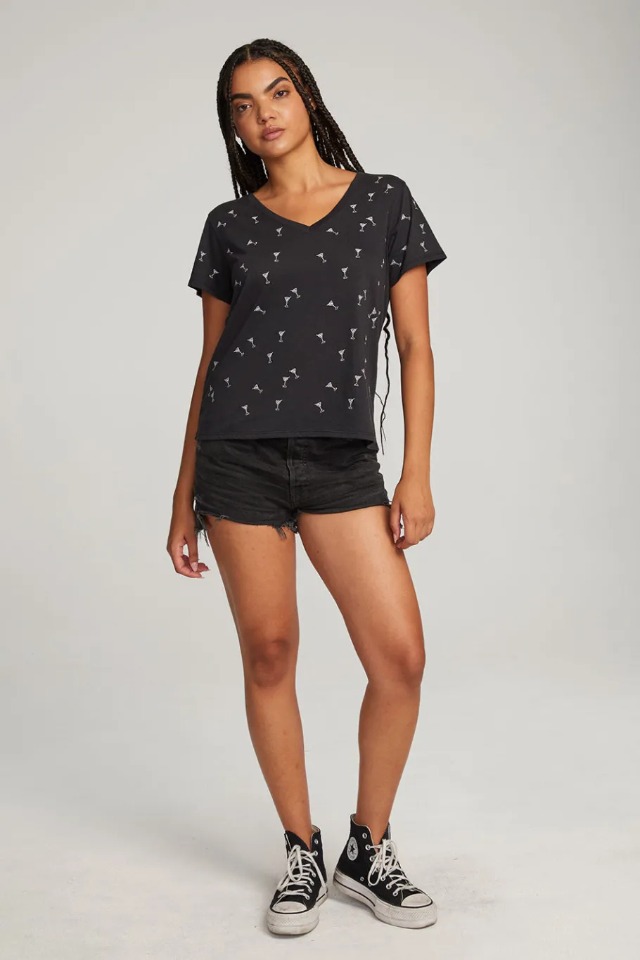 Best Sale Chaser Brand Silver Martinis Tee