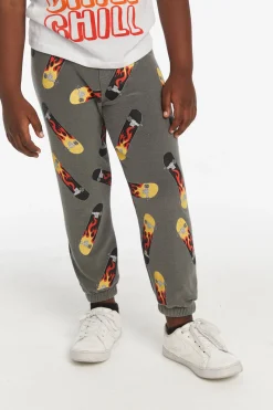 Flash Sale Chaser Brand Skater Flame Boys Pants