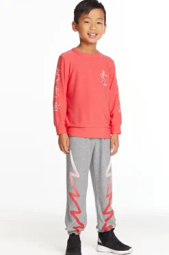 Discount Chaser Brand Skeleton Skater Boys Long Sleeve