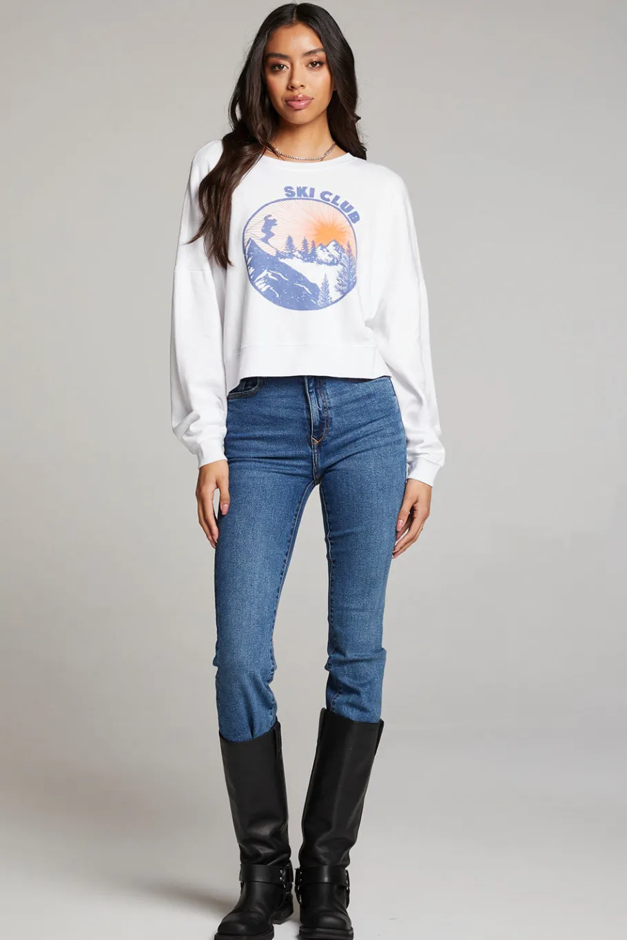Best Chaser Brand Ski Club Long Sleeve