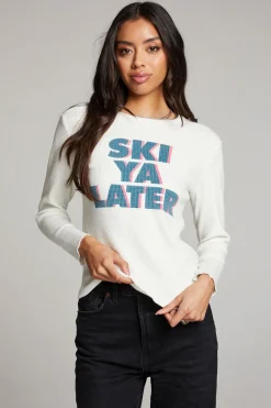 Sale Chaser Brand Ski Ya Later Long Sleeve