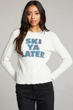 Sale Chaser Brand Ski Ya Later Long Sleeve