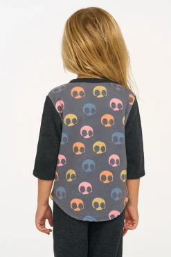 Store Chaser Brand Skull Candy Henley Tee