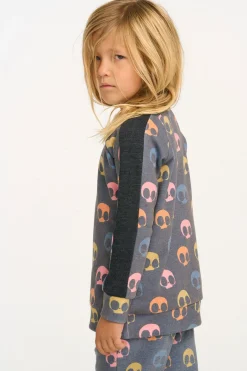 Best Chaser Brand Skull Candy Vintage Fleece Pullover