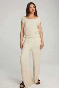 Hot Chaser Brand Sleeveless Bark Dolman Tee